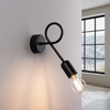 Sollux Lighting Kinkiet LOOP czarny SL.1433