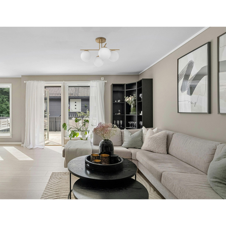 Lampa sufitowa Kaja REA K-5423 złoty, biały