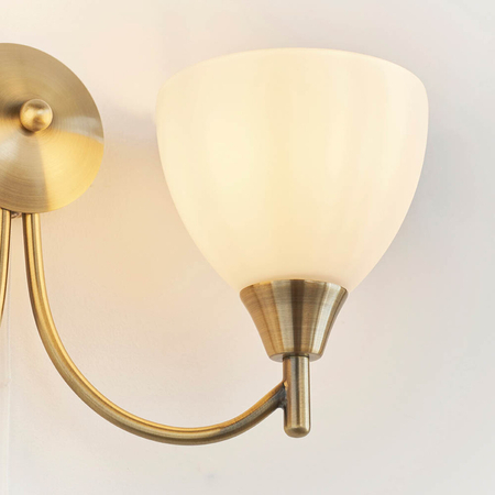Kinkiet Endon Lighting Alton 1805-2AN mosiądz