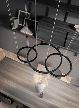 Lampa wisząca Trio 323610332 czarny