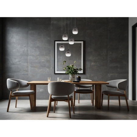 Lampa wisząca Luces Exclusivas LE44239 czarny, szary i odcienie szarości