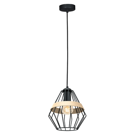 Milagro Lampa wisząca CLIFF BLACK 1xE27 MLP5524 CZARNY