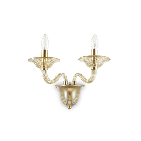 Kinkiet Ideal Lux 159935 Danieli AP2 Ambra