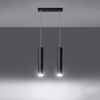 Sollux Lighting Lampa wisząca LAGOS 2 czarny SL.0328