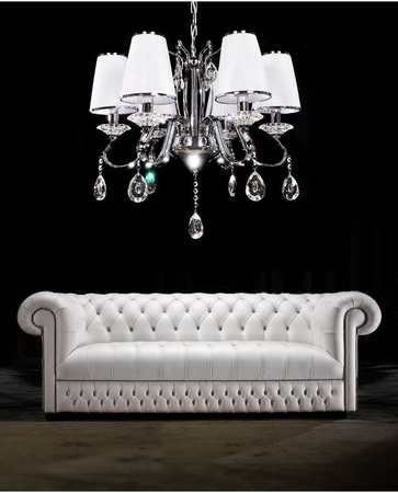 Żyrandol Lumina Deco LDP-9267-6-CHR Finezzia W6