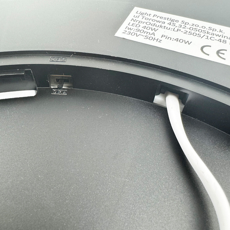 Light Prestige Plafon California 48 cm czarny LED CCT LP-2505/1C-48 BK