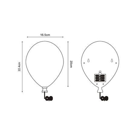 Kinkiet Zuma Line 84454-BE BALLOON KINKIET NIEBIESKI/BLUE
