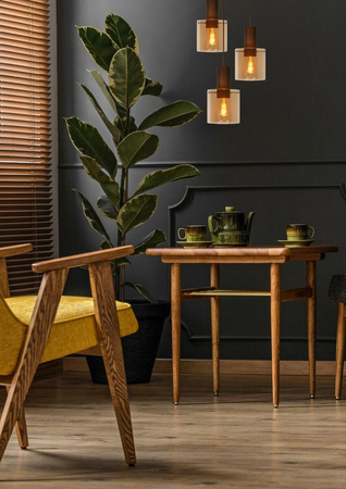 Lampa wisząca Lucide TOLEDO 74405/13/62 biały/miedziany