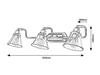 Lampa łazienkowa Rabalux Antoine 3209 chrom
