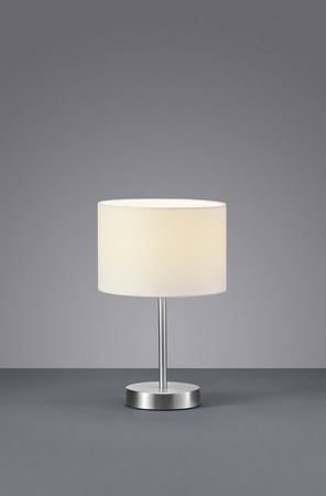 Lampa stołowa Trio 501100101 biały/srebrny