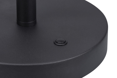 Lampa stołowa Trio 541810205 czarny/srebrny