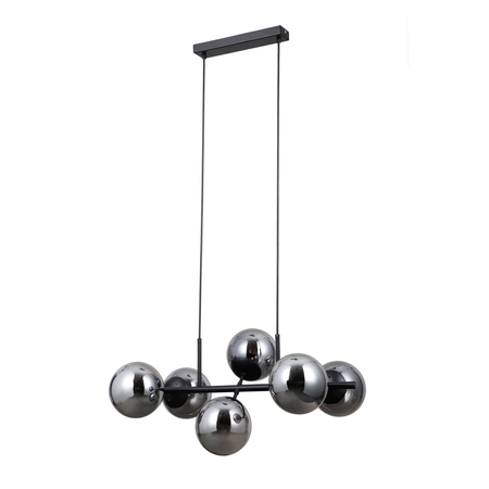 Lampa wisząca Italux PND-1098-6-BK Czarny mat