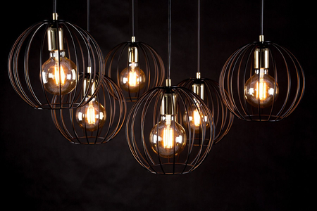 Lampa wisząca ALBIO 1 BLACK Emibig 144/1 czarny