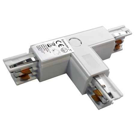 Eko-Light Łącznik Lampy Track Light Biały 3-obwodowy Typ: T DL ML7089 BIAŁY