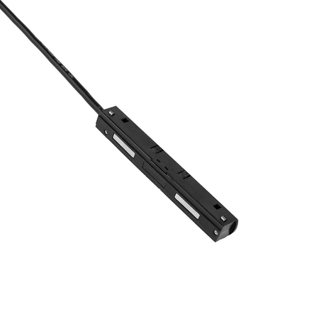 Milagro Łącznik prosty z kablem MAGNETIC TRACK ML6635 CZARNY