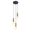 Lampa wisząca Italux Aldeva PND-02340-3S-BRO Brąz antyczny