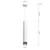 Lampa wisząca Milagro MLP6227 Dani