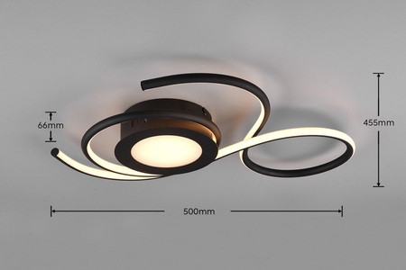 Lampa sufitowa Trio 623410232 czarny