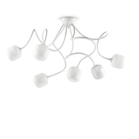 Plafon Ideal Lux 174921 Octopus PL6 Bianco