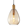 Lampa wisząca Italux PND-27812-3A-BRO-AMB Mosiądz