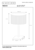 Lampa stołowa Lucide MAGIUS 03529/81/30 drewniany