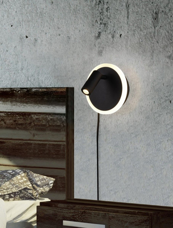 Kinkiet Trio 229210232 czarny