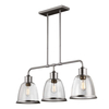 Żyrandol Elstead Lighting Hobson srebrny FE-HOBSON-3P-SN