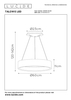 Lampa wisząca Lucide TALOWE LED 46400/42/30 czarny