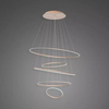 Lampa wisząca Ledowe Okręgi No.5 120cm 3k miedziana Dali