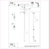 Sollux Lighting Lampa wisząca BLISS 1 czarna SL.1462