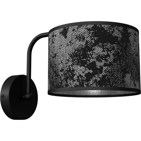 Milagro Kinkiet SATINO SILVER 1xE27 MLP7323 CZARNY