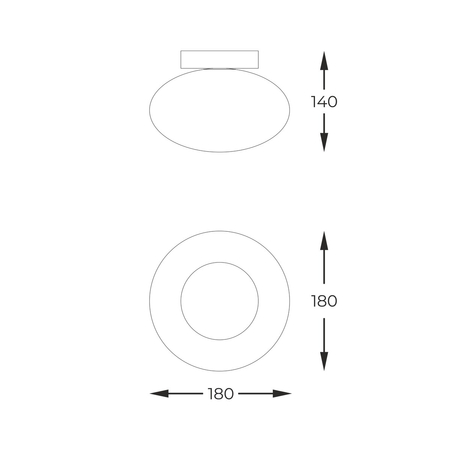 Lampa sufitowa Zuma Line 1186 OMI LAMPA SUFITOWA CZARNY