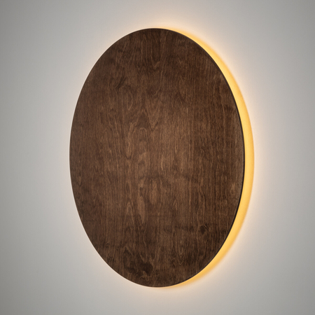 Kinkiet Nowodvorski RING TIMBER LED 11292 Ciemne drewno
