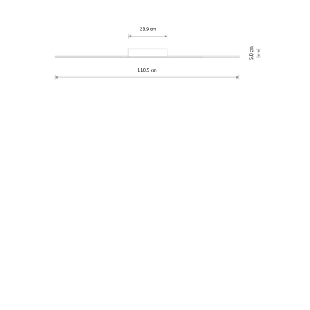 Lampa liniowa Nowodvorski GIAVELLOTTO LED M 11887 czarny