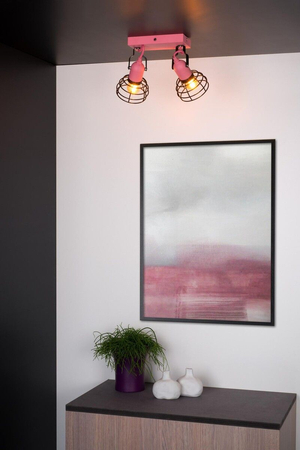 Reflektor Lucide PAULIEN 08927/02/66 różowy