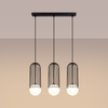 Sollux Lighting Lampa wisząca BRINA 3L czarna SL.1334