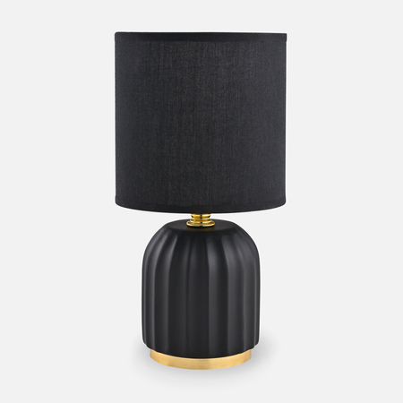 Lampa stołowa Zuma Line HS8723-BL LAMPA STOŁOWA CZARNY/ZŁOTY