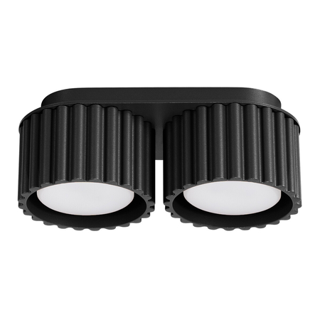 Sollux Lighting Plafon AURA 2 czarny Gx53 SL.1788