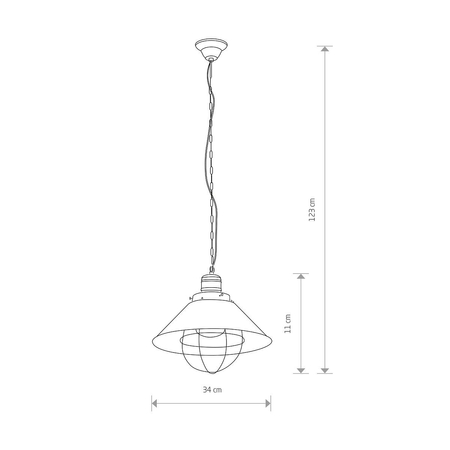 Lampa wisząca Nowodvorski 6443 GARRET I S