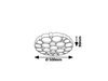 Lampa sufitowa Rabalux Andela 6040 Brązowy