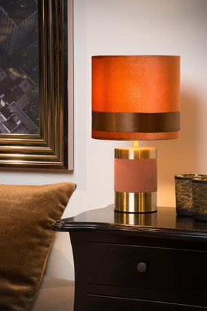 Lampa stołowa Lucide EXTRAVAGANZA FRIZZLE 10500/81/43 brązowy