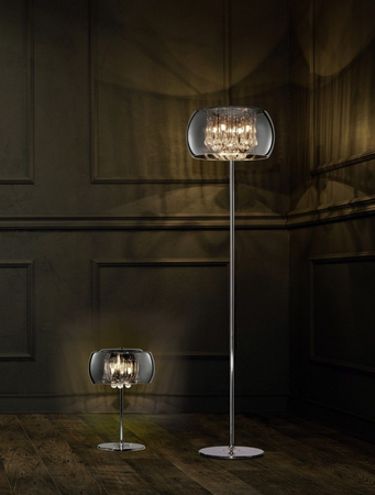 Lampa stołowa Trio 511210306 srebrny