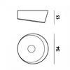 Lampa sufitowa Foscarini 191005L-24 Lumiere XXL LED