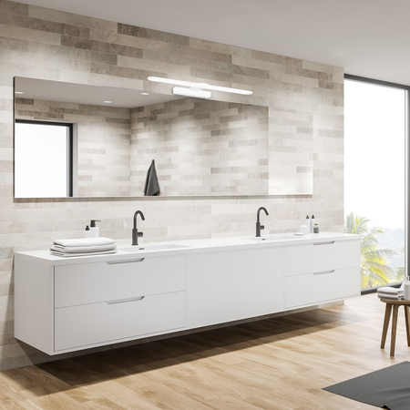 Milagro Kinkiet Splash 40cm 8W LED Biały ML5617 BIAŁY