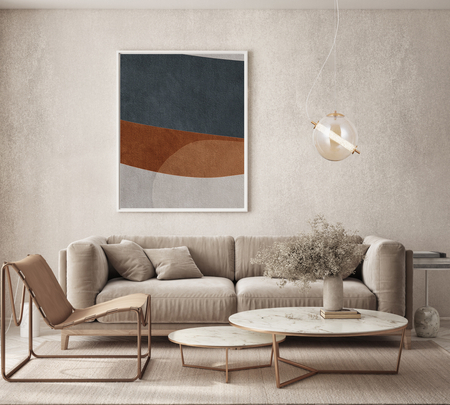 Lampa wisząca Italux Nola PND-34366-HBR-AMB złoty