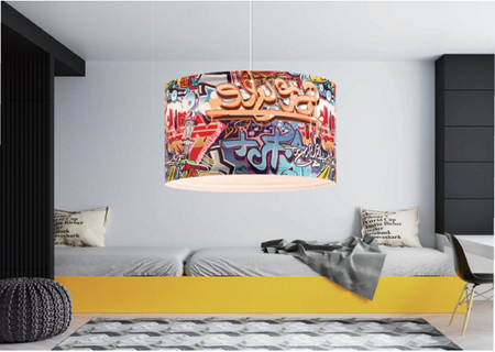 Lampa wisząca Graffiti 1xE27 LP-077/1P Style