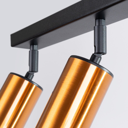 Sollux Lighting Plafon WINX 3 czarny/miedź SL.1376