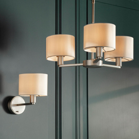 Kinkiet Endon Lighting Daley 61608 nikiel