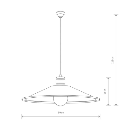 Lampa wisząca Nowodvorski 6444 GARRET I M