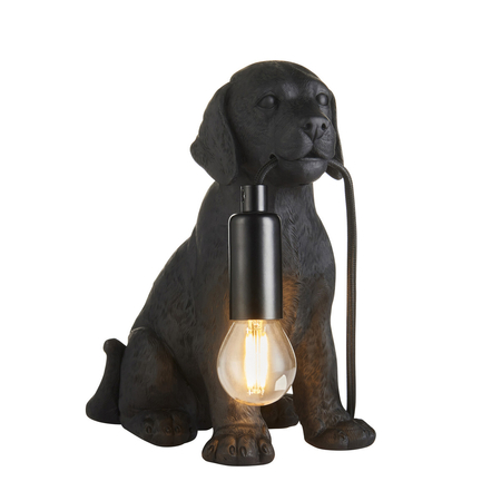 Lampa stołowa Endon Lighting Labrador Puppy 107365 czarny